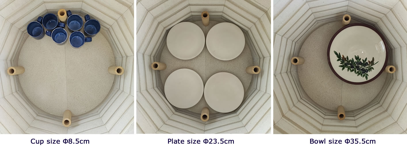 Top load ceramic kilns