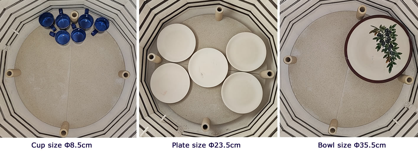 Top load ceramic kilns